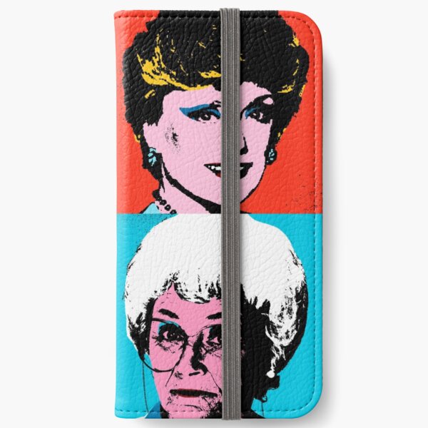 Golden Warhol Girls iPhone Wallet
