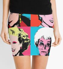 Golden Warhol Girls Mini Skirt