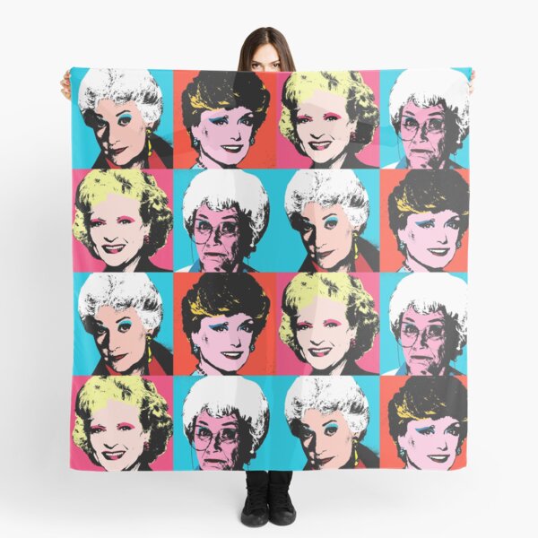 Golden Warhol Girls Scarf