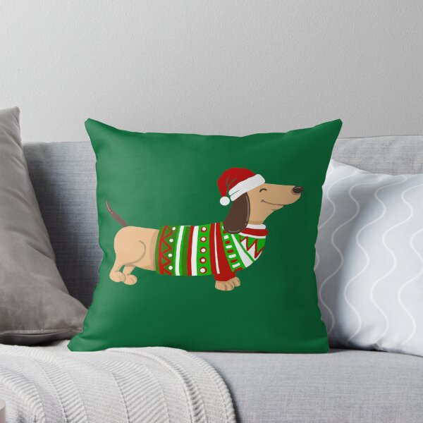 Item preview, Christmas Dachshund Dog as Santa designed and sold by Jelisandie.
