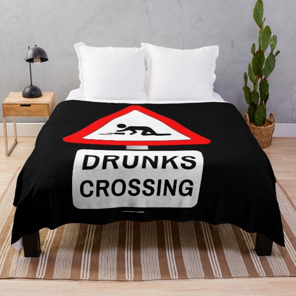 Item preview, Drunks crossing - Funny road sign designed and sold by Kam-designs.