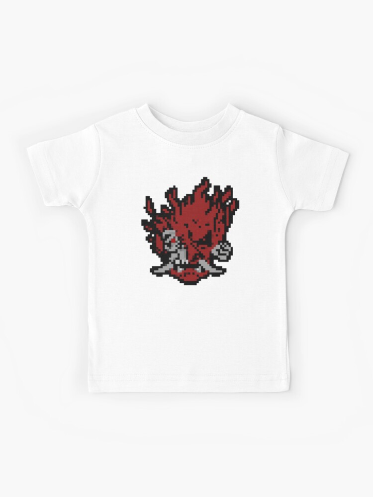 Cyberpunk Pixel Art Kids T Shirt By Reyconsola Redbubble - daft punk suit shirt roblox