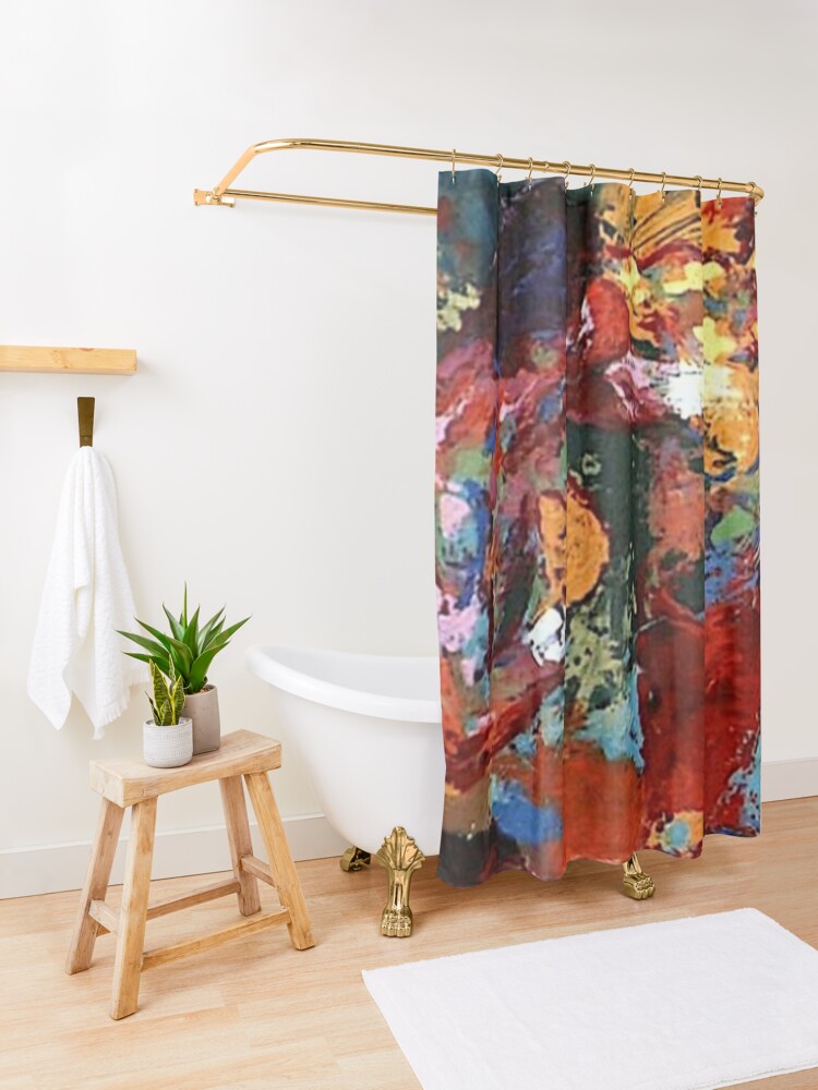 Alternate view of Rocky VS. Apollo Shower Curtain