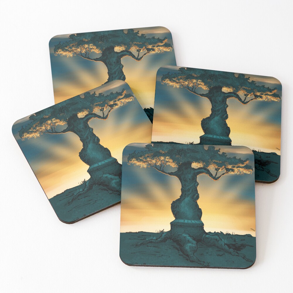 Item preview, Coasters (Set of 4) designed and sold by R3dR4bbit1.