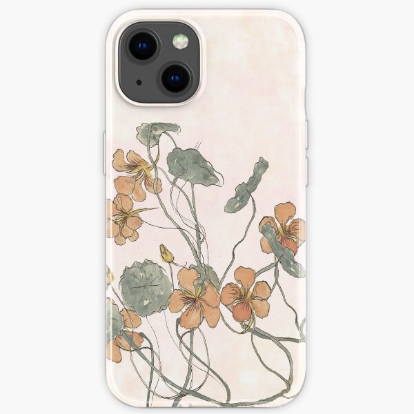 Winding - floral watercolour iPhone Soft Case