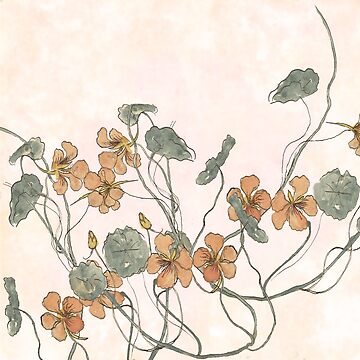 Artwork thumbnail, Winding - floral watercolour by anni103