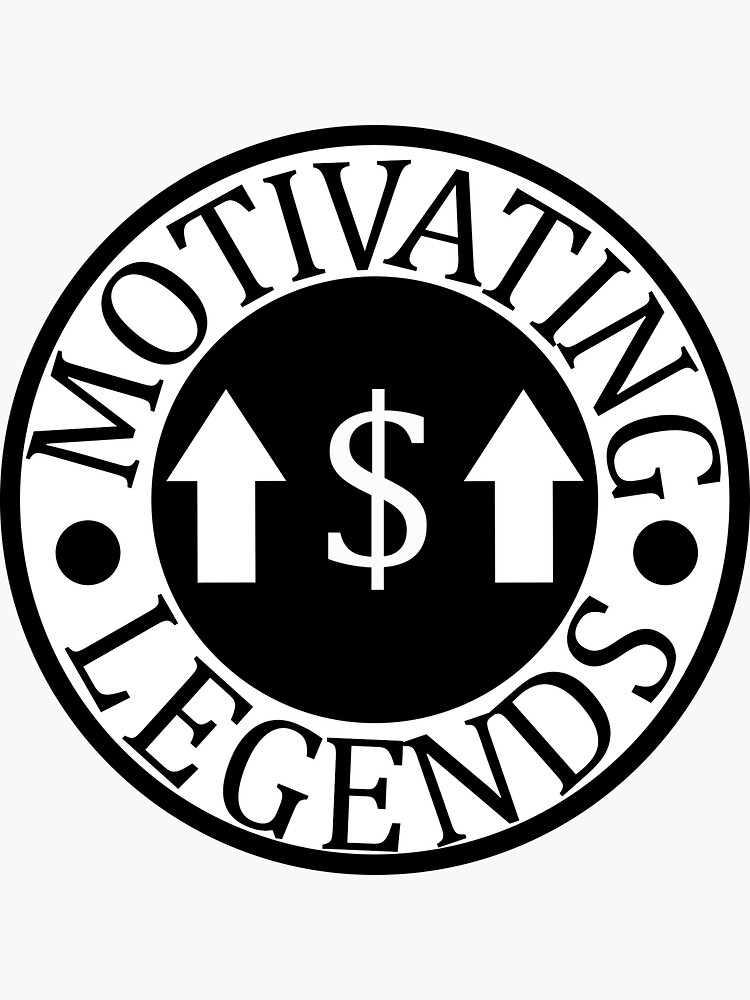 Motivating Legends Logo Sticker For Sale By Tomskiadven Redbubble