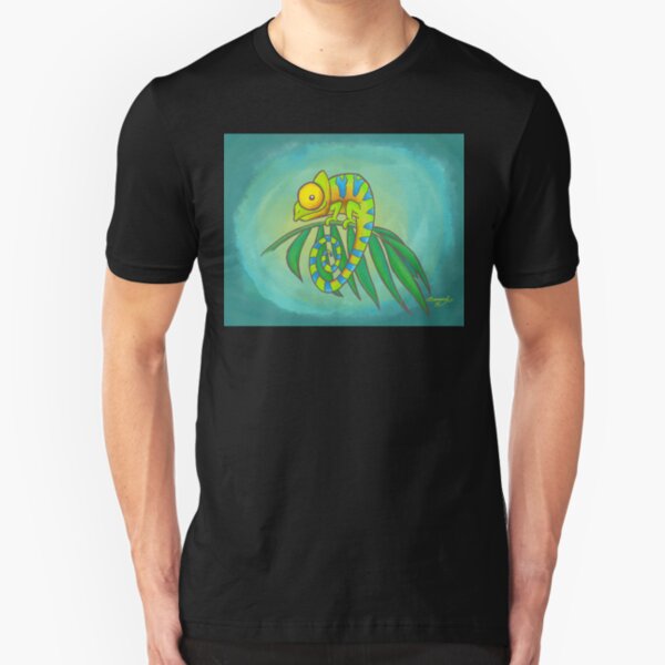 Colorful Chameleon! Slim Fit T-Shirt