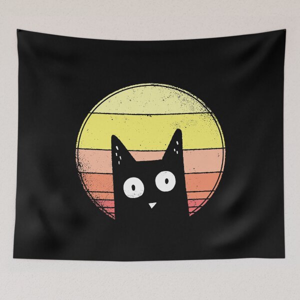 Item preview, SUNSET CAT COMMIC  PET T-SHIRT PULLOVER STICKER GIFT PRESENT designed and sold by Timcito.