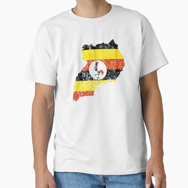 Item preview, Uganda Flag Country Map  designed and sold by Vanover Designs.