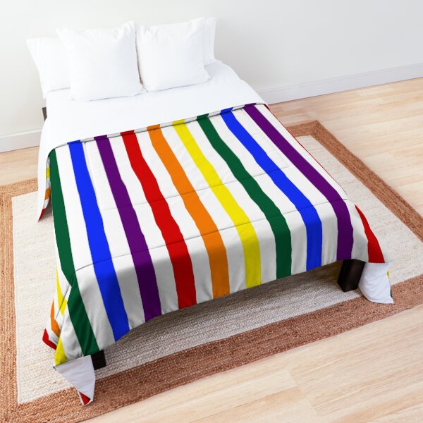 Wide Pride Vertical Stripes Comforter