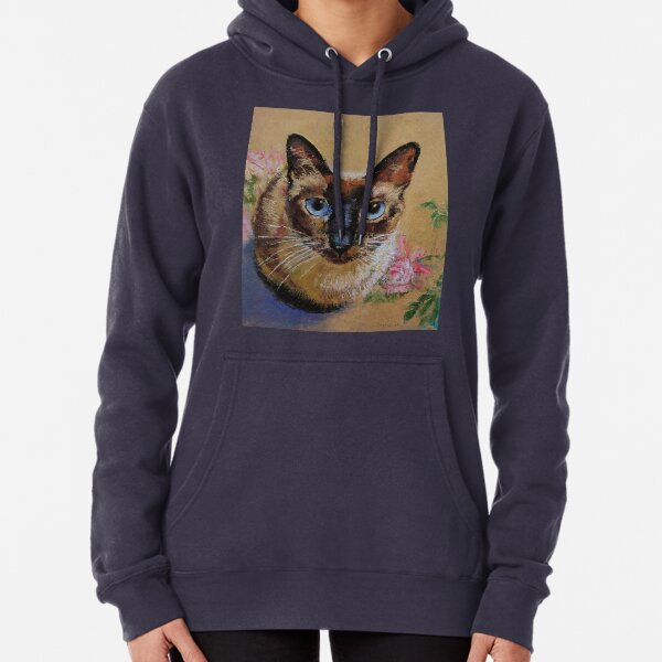 Siamese Cat Pullover Hoodie
