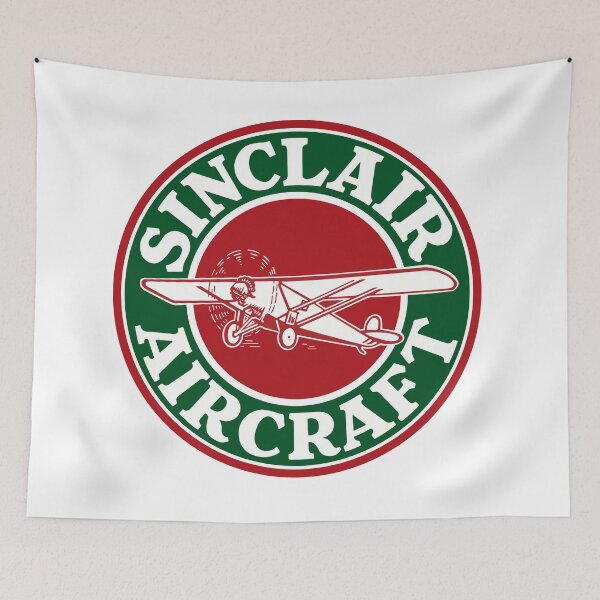 Item preview, Sinclair Aircraft vintage sign designed and sold by htrdesigns.