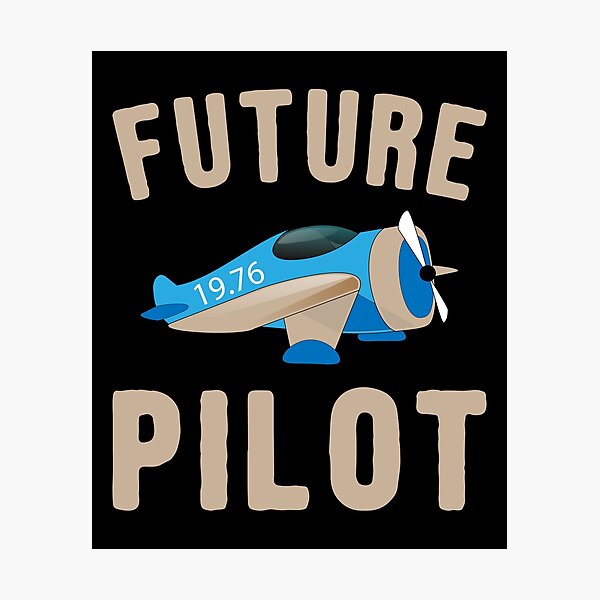 Item preview, Future Pilot Airplane Aviation designed and sold by inkedtee.