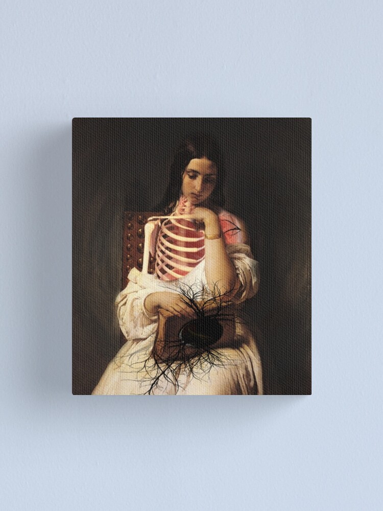 Alternate view of THE LONG WAITING ⠀ Canvas Print
