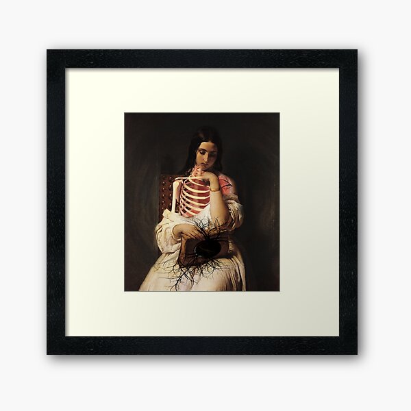 THE LONG WAITING ⠀ Framed Art Print