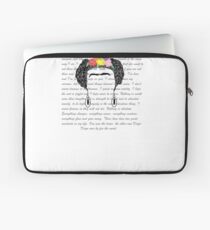 Personalised Frida Kahlo and quotes. Laptop Sleeve