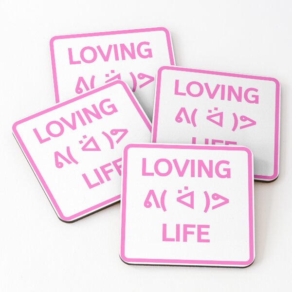 Item preview, Text Emoji Loving Life Pink designed and sold by SpiffyD.