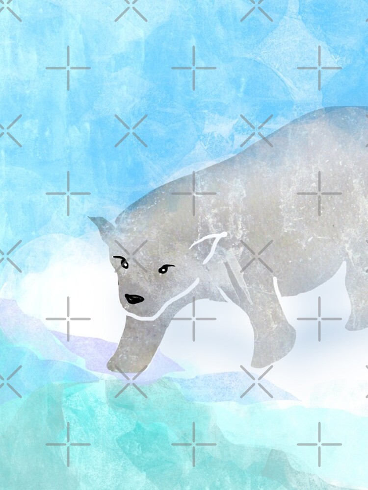 Polar Bear on Iceberg by whya