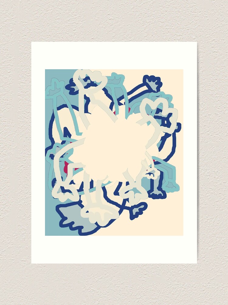 Alternate view of Digital Abstract Illustration, Rowdy Collection Designs Art Print