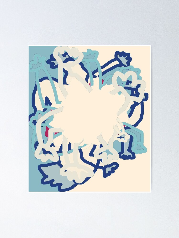 Alternate view of Digital Abstract Illustration, Rowdy Collection Designs Poster