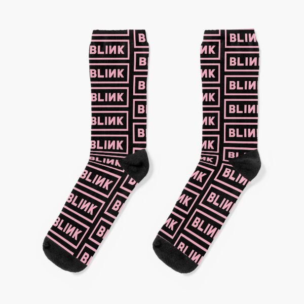 BLACKPINK 블랙 블랙: Blinkt Socken