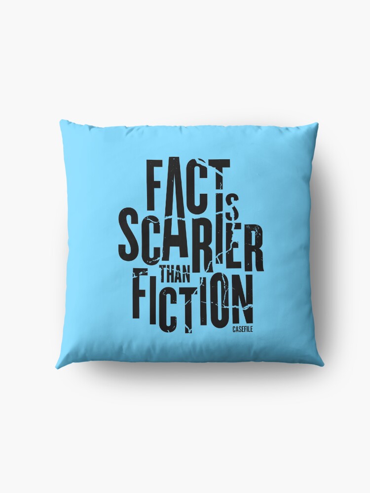 Alternate view of Casefile True Crime – Fact Is Scarier Than Fiction (Dark) Floor Pillow