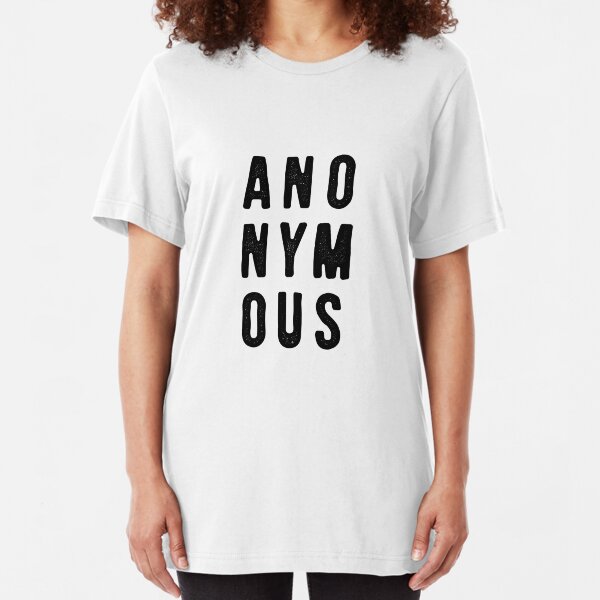 Casefile True Crime – Anonymous (Dark) Slim Fit T-Shirt