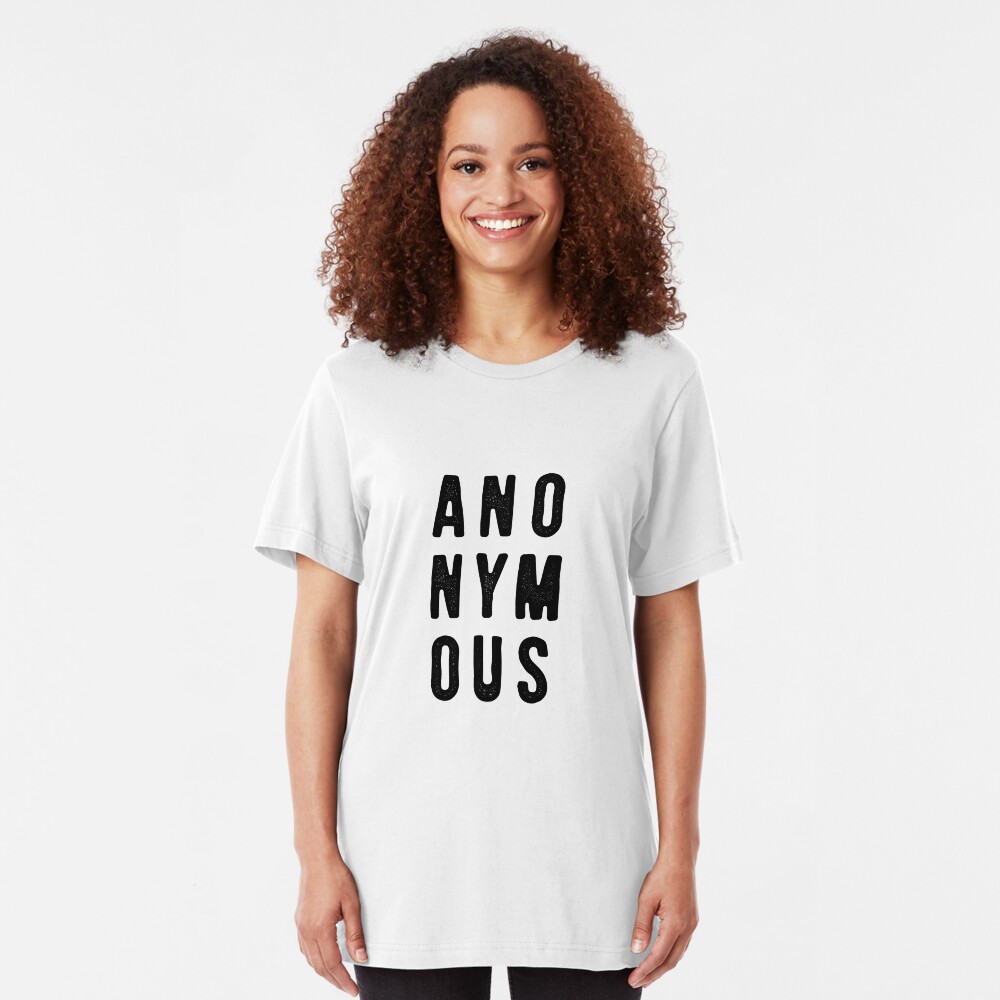 Casefile True Crime – Anonymous (Dark) Slim Fit T-Shirt