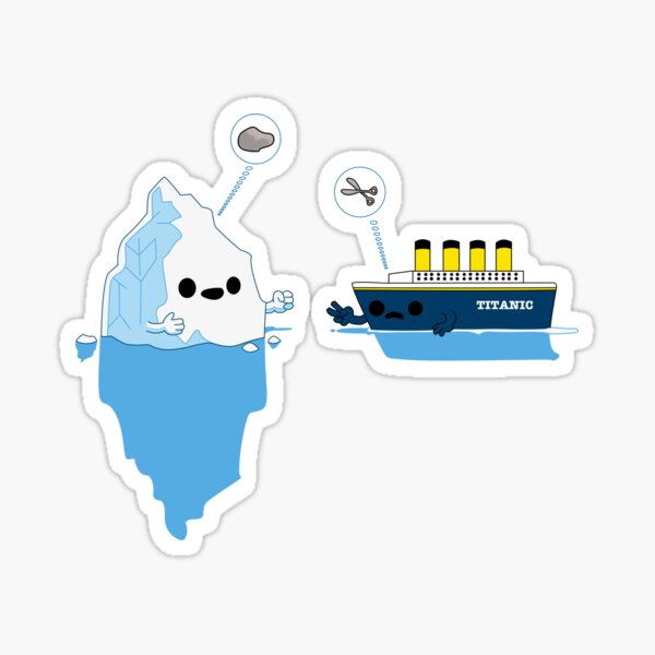 Rock–paper–scissors Titanic Sticker