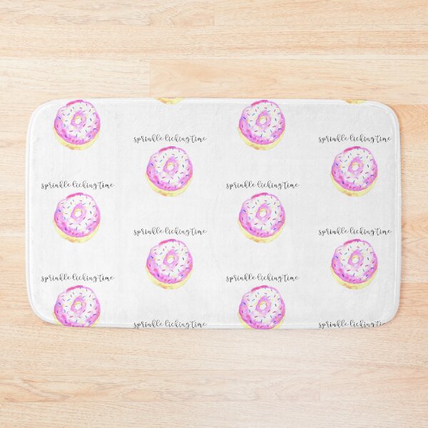 Item preview, Sprinkle Licking Time Watercolor Sticky Doughnut designed and sold by RosalieReeves.