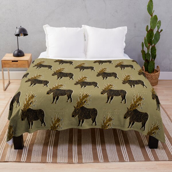 Item preview, Golden Moose Alces Alces designed and sold by Leafbear Studio.