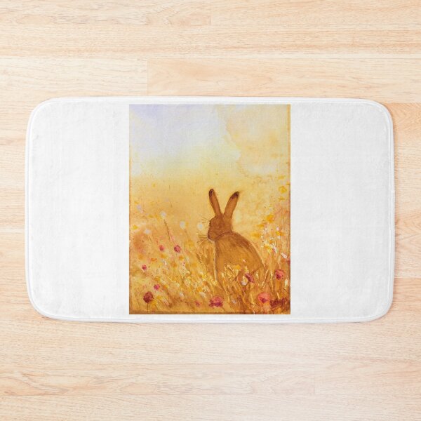 Item preview, Autumnal hare: a watercolour painting of a brown hare designed and sold by Double Dutch Designs.
