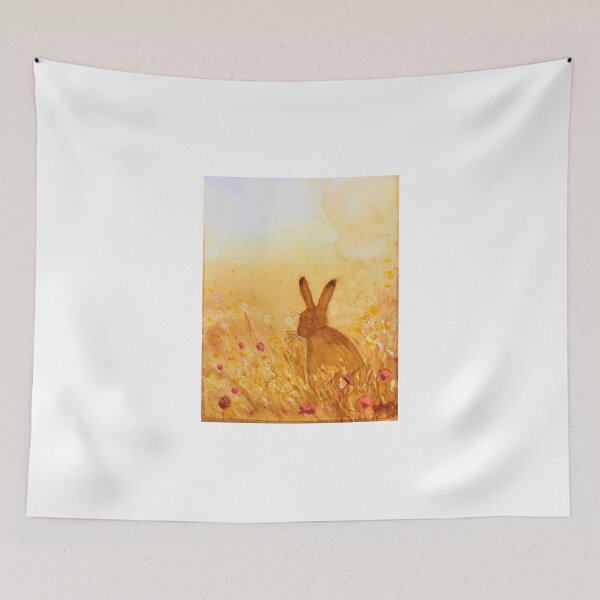 Item preview, Autumnal hare: a watercolour painting of a brown hare designed and sold by Double Dutch Designs.