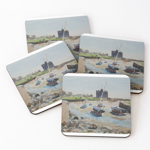 Item preview, Portencross Harbour and Castle designed and sold by arlyon art.