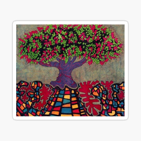 Electric Violet Tree Sticker
