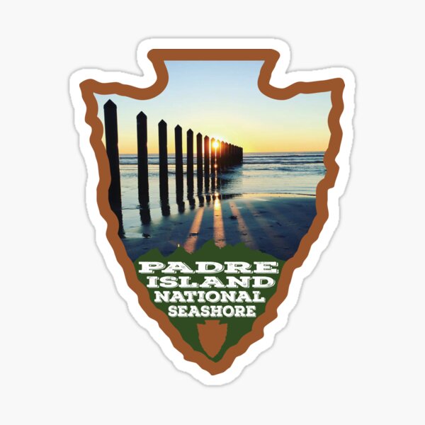 Padre Island National Seashore arrowhead Sticker