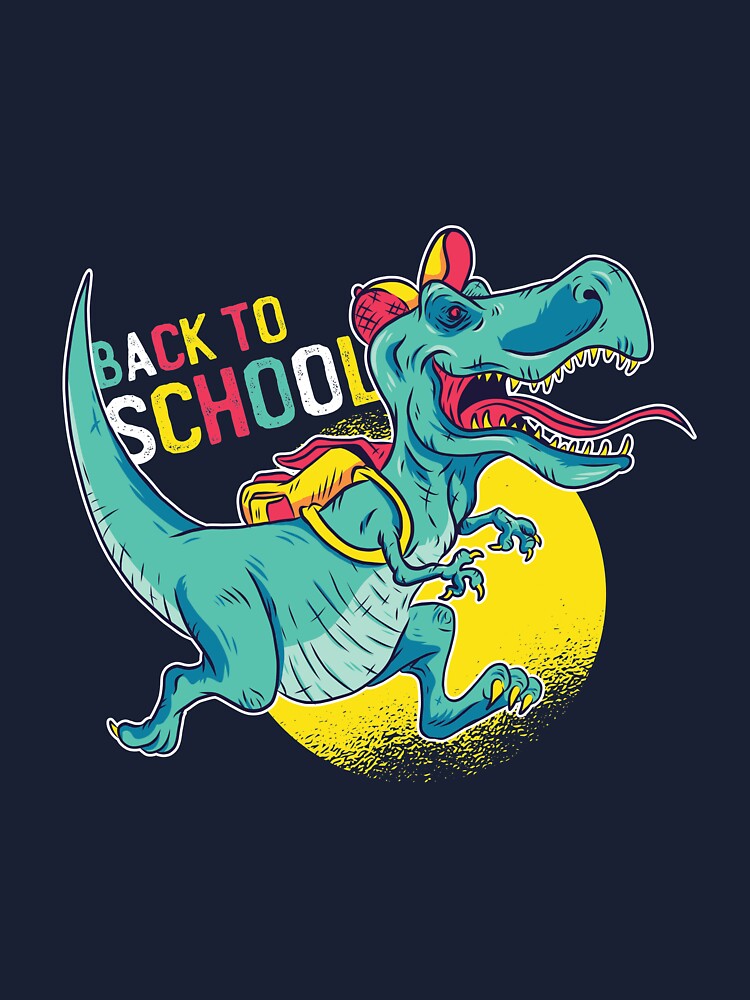 Back to School children dinosaur design Kids T-Shirt