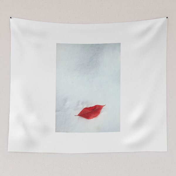Item preview, red leaf on white snow designed and sold by olena2552.