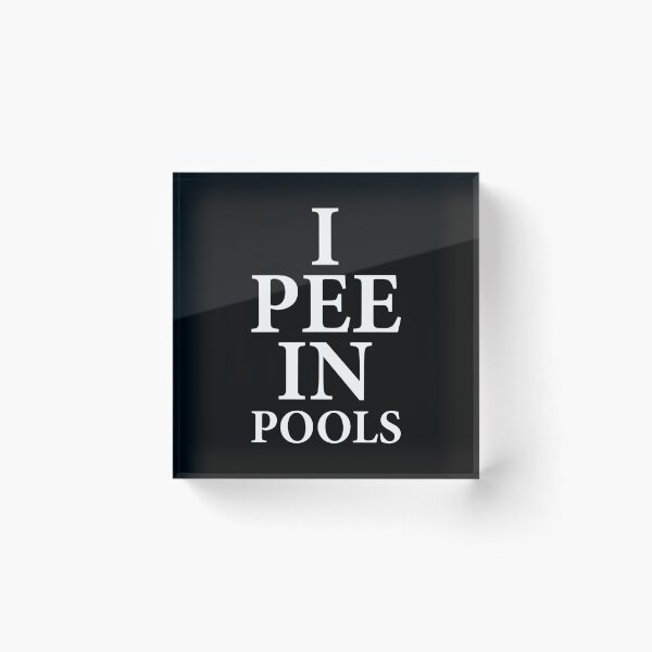 Item preview, I Pee In Pools Funny Swimmer's Swimming Team designed and sold by amilli.