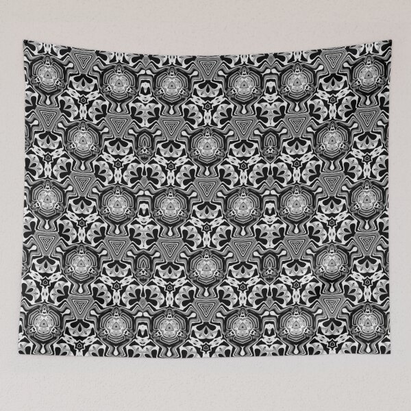 Item preview, Kaleidoscope White Camaïeu, motif 1, by Bennydoscope designed and sold by Bennydoscope.