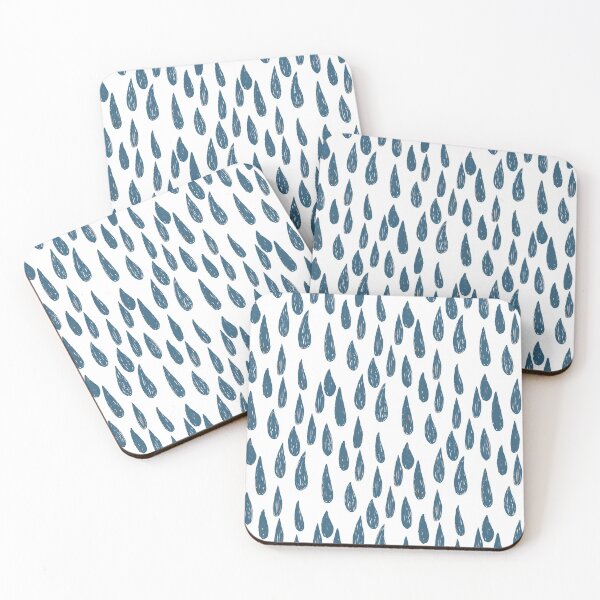 Item preview, Raindrop repeat pattern designed and sold by MollyNewport.