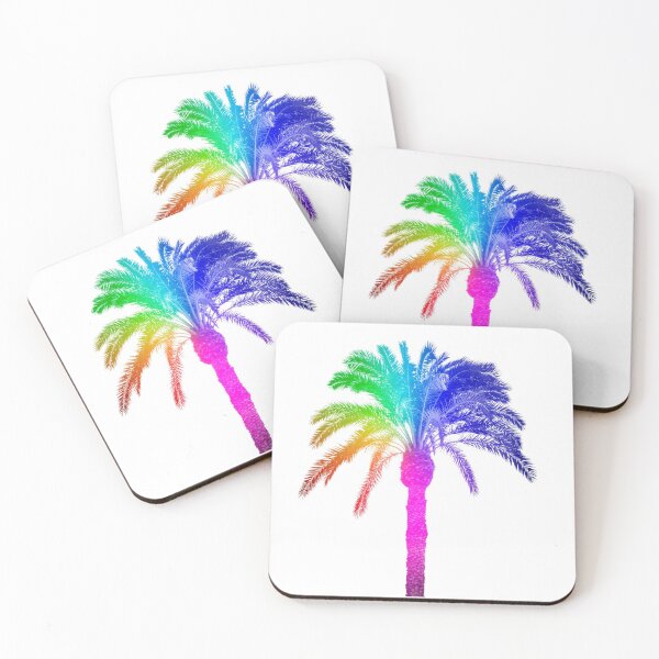 Item preview,  Colourful tropical palm tree designed and sold by HaleyRedshaw.
