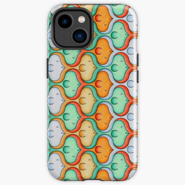 Fish tessellation iPhone Tough Case