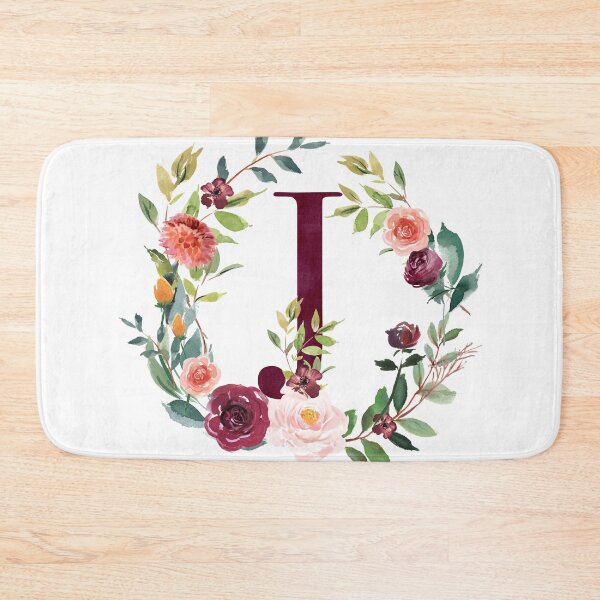 Item preview, Floral Wreath Monogram - J designed and sold by Amanda-Lakey.