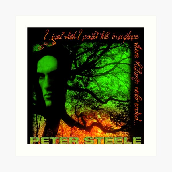 type o fans negative peter steele 2019 coklat Art Print