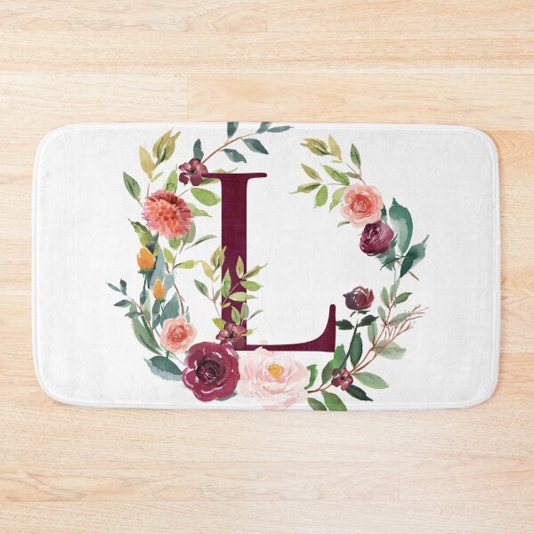 Item preview, Floral Wreath Monogram - L designed and sold by Amanda-Lakey.