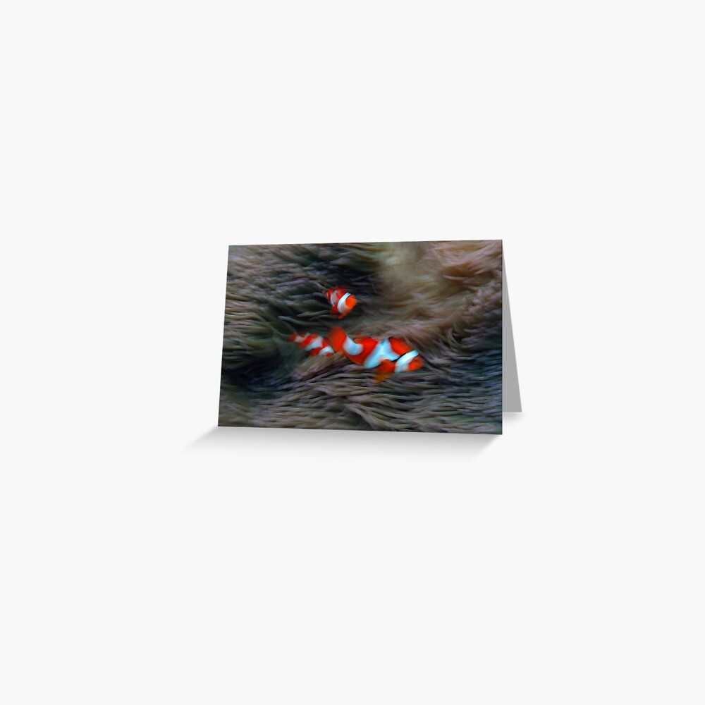 Dancing Clowns Greeting Card