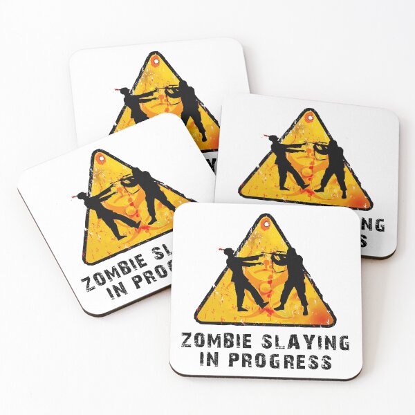 Item preview, Zombie slaying in progress designed and sold by Kam-designs.