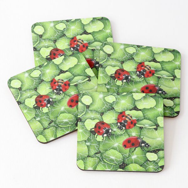 Item preview, Red ladybugs designed and sold by adeillustrator.